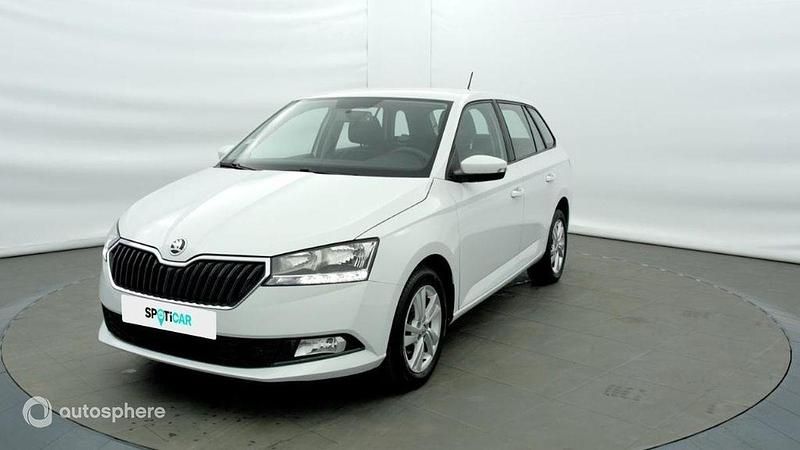 Blanc Utilisé 2021 Skoda Fabia Ambition Citadine | 13 759 € (Prix juste) - Image 1/4