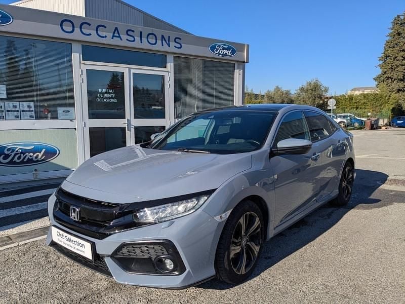 Bleu sport brillant métallisé Occasion 2020 Honda Civic Exclusive Berline | 16 703 € (Prix juste) - Image 1/3