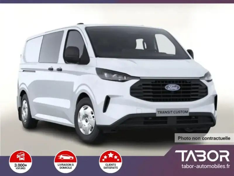 Blanc Nouvelle 2025 Ford Transit Custom Trend Monospace | 39 013 € (Prix juste) - Image 1/4