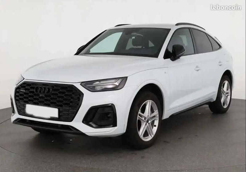 Blanc Occasion 2022 Audi Q5 Sport SUV | 41 800 € (Bon prix) - Image 1/4