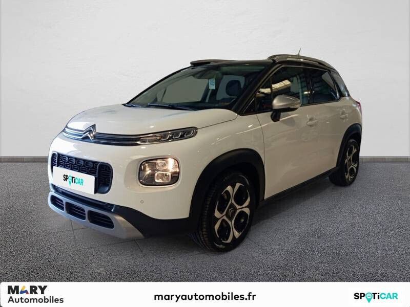 Blanc Utilisé 2018 Citroën C3 Aircross PureTech SUV | 10 990 € (Prix assez cher) - Image 1/4