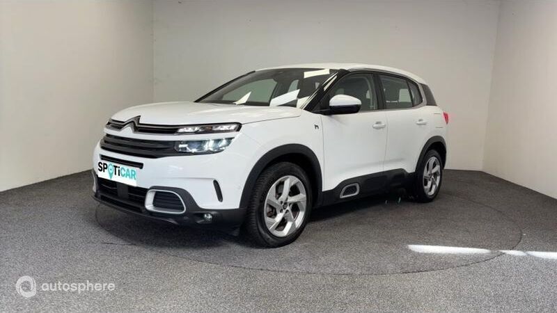 Blanc Utilisé 2021 Citroën C5 Aircross Feel SUV | 21 699 € (Prix juste) - Image 1/4