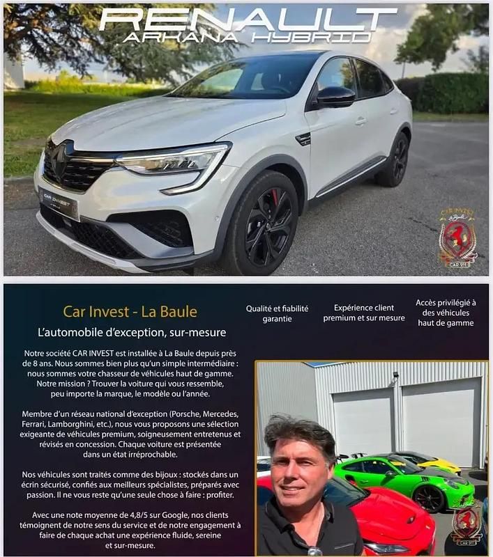 Gris Utilisé 2021 Renault Arkana SUV | 22 900 € - Image 1/4
