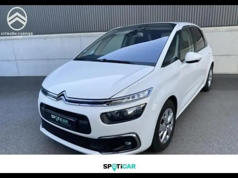 Blanc Utilisé 2020 Citroën C4 SpaceTourer Feel Monospace | 15 990 € (Prix juste) - Image 1/4