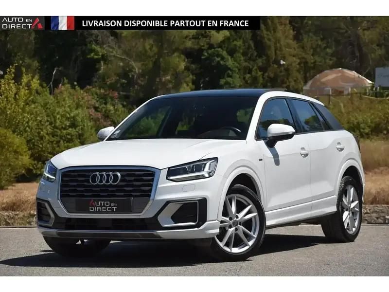Blanc Utilisé 2018 Audi Q2 S-Line SUV | 23 990 € (Prix juste) - Image 1/4