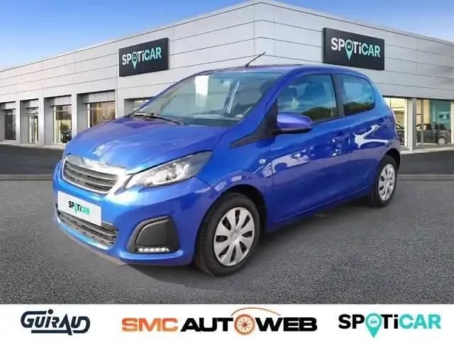Bleu Utilisé 2021 Peugeot 108 Active Citadine | 9 670 € (Prix juste) - Image 1/4