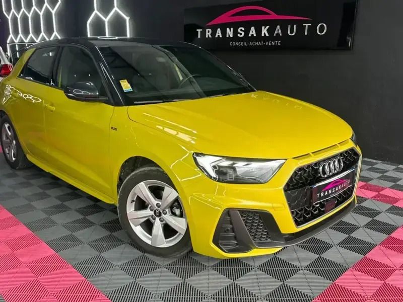 Jaune Utilisé 2022 Audi A1 S-Line Citadine | 21 490 € (Super prix) - Image 1/4