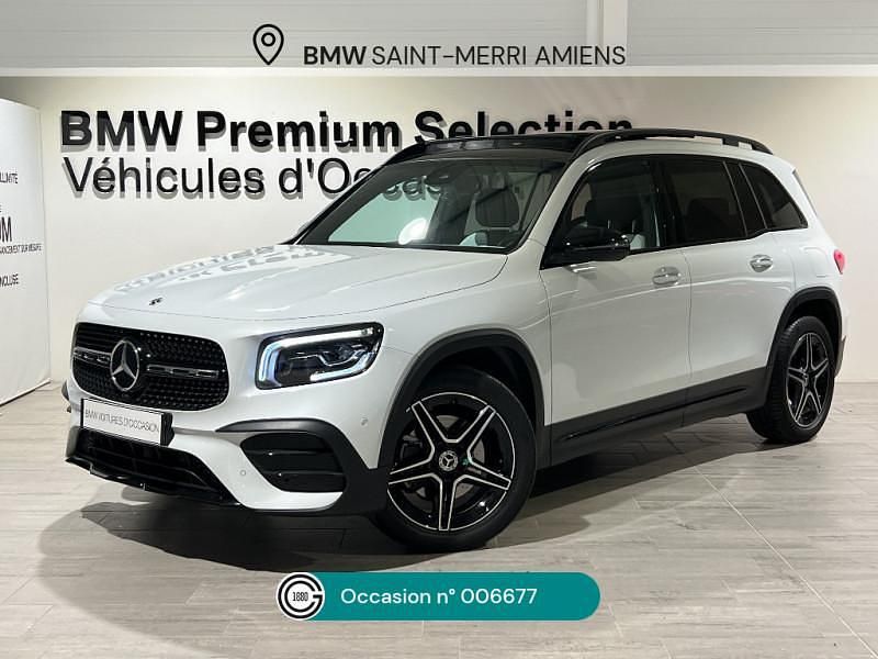 Blanc Occasion 2022 Mercedes GLB200 AMG line SUV | 36 490 € (Prix juste) - Image 1/4