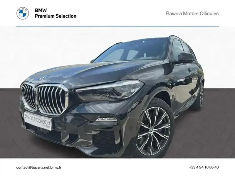 Noir Utilisé 2021 BMW X5 M Sport SUV | 62 390 € (Prix juste) - Image 1/4