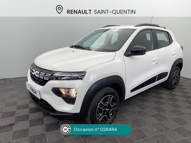 Blanc Occasion 2023 Dacia Spring Essentiel Citadine | 8 490 € (Prix juste) - Image 1/4