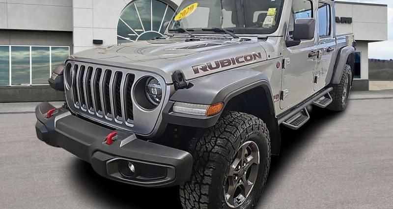Gris Utilisé 2020 Jeep Gladiator Rubicon SUV | 49 306 € (Prix juste) - Image 1/4