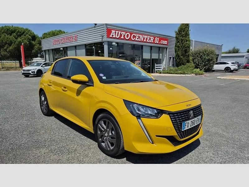 Jaune Utilisé 2021 Peugeot 208 Style Citadine | 10 350 € (Super prix) - Image 1/4