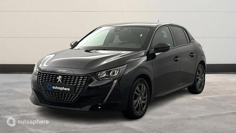 Noir Utilisé 2022 Peugeot 208 Style Citadine | 13 999 € (Prix juste) - Image 1/4