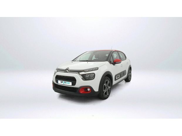 Blanc Utilisé 2022 Citroën C3 Shine Citadine | 11 489 € (Prix juste) - Image 1/4