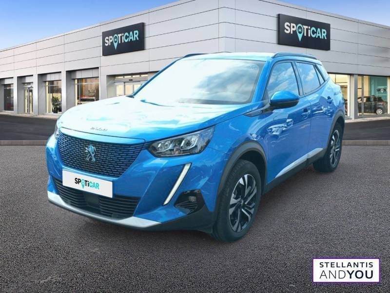Bleu Utilisé 2021 Peugeot e-2008 Allure SUV | 17 480 € (Prix juste) - Image 1/3