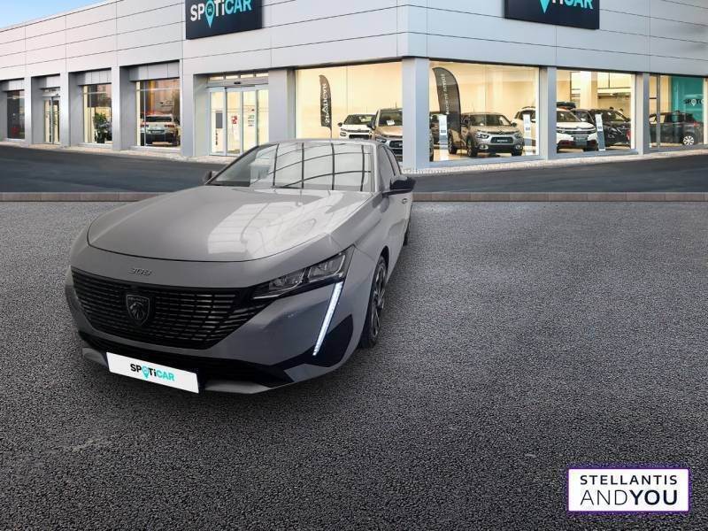 Gris Utilisé 2022 Peugeot 308 Allure Berline | 17 190 € (Prix juste) - Image 1/3
