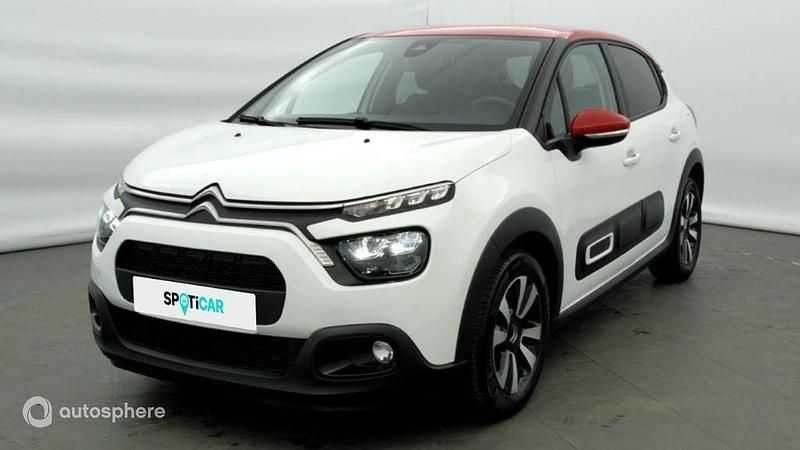 Blanc Occasion 2023 Citroën C3 PureTech Berline | 12 990 € (Prix juste) - Image 1/4