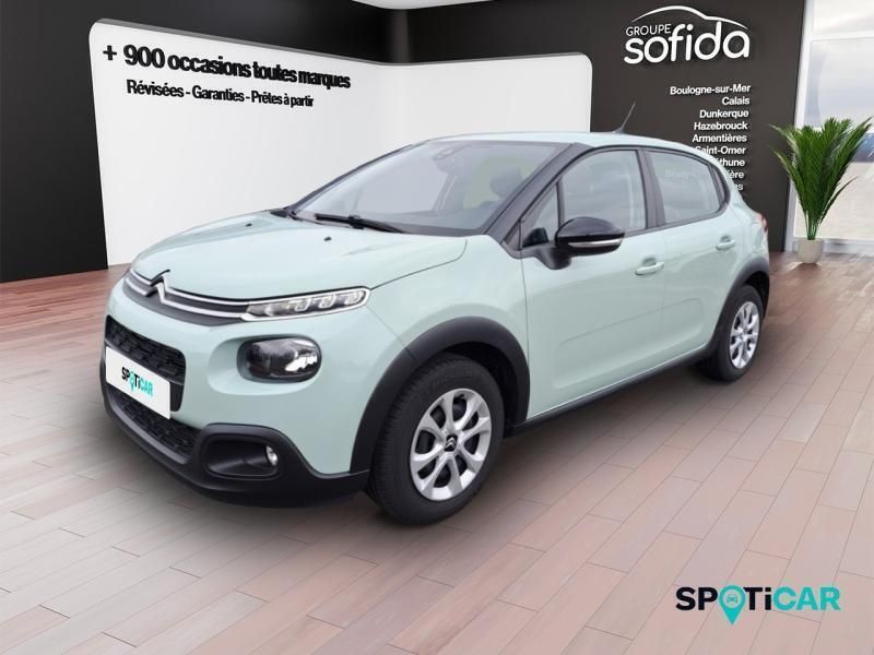 Vert Utilisé 2019 Citroën C3 Feel Citadine | 10 990 € (Prix juste) - Image 1/3