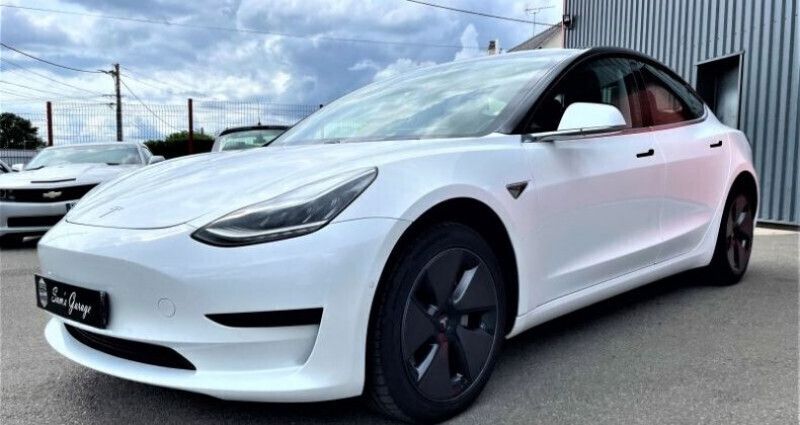 Blanc Utilisé 2018 Tesla Model 3 Standard Range Plus Berline | 30 990 € (Prix assez cher) - Image 1/4