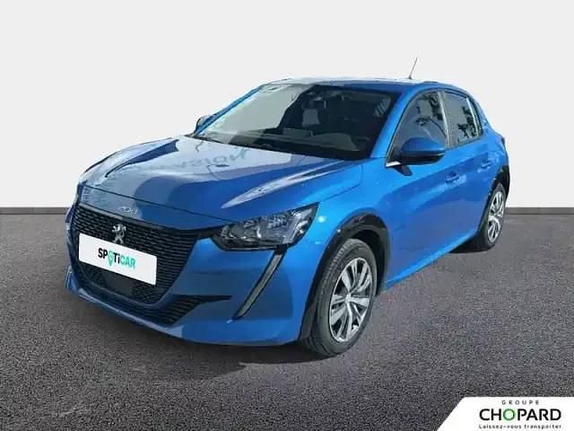 Teinte spéciale bleu vertigo Utilisé 2021 Peugeot e-208 Citadine | 13 690 € (Super prix) - Image 1/4
