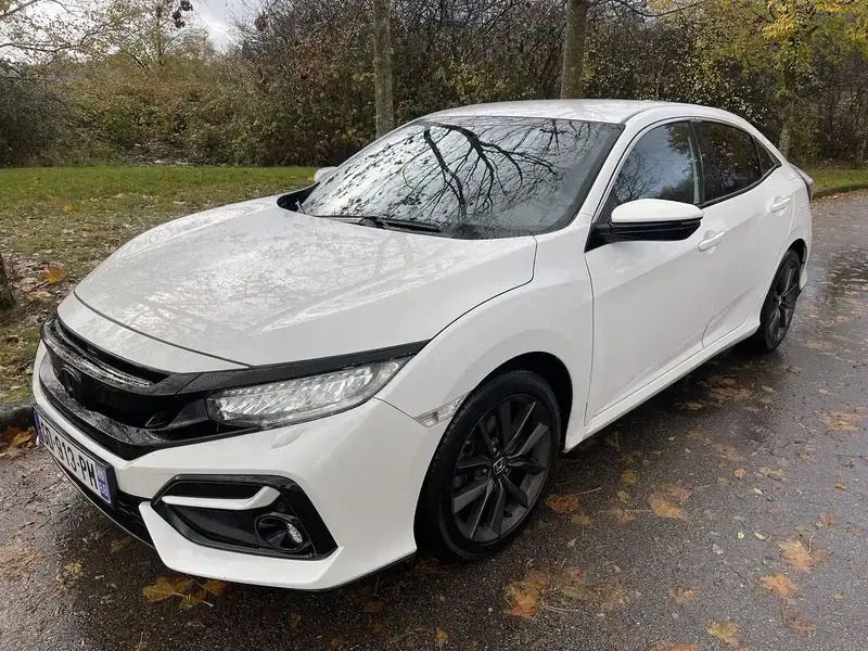 Blanc Utilisé 2021 Honda Civic Executive Berline | 21 550 € - Image 1/4
