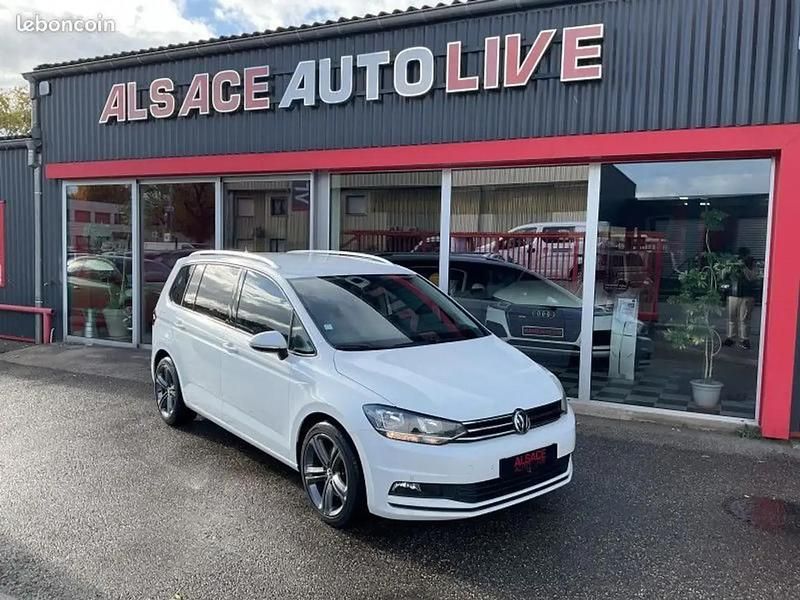Blanc Occasion 2019 VW Touran LOUNGE Monospace | 19 990 € (Prix juste) - Image 1/4