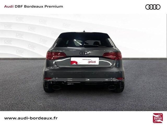 Occasion Audi RS3 Sportback Design 400 ch (294 kW) 2019 Gris daytona nacré Citadine
