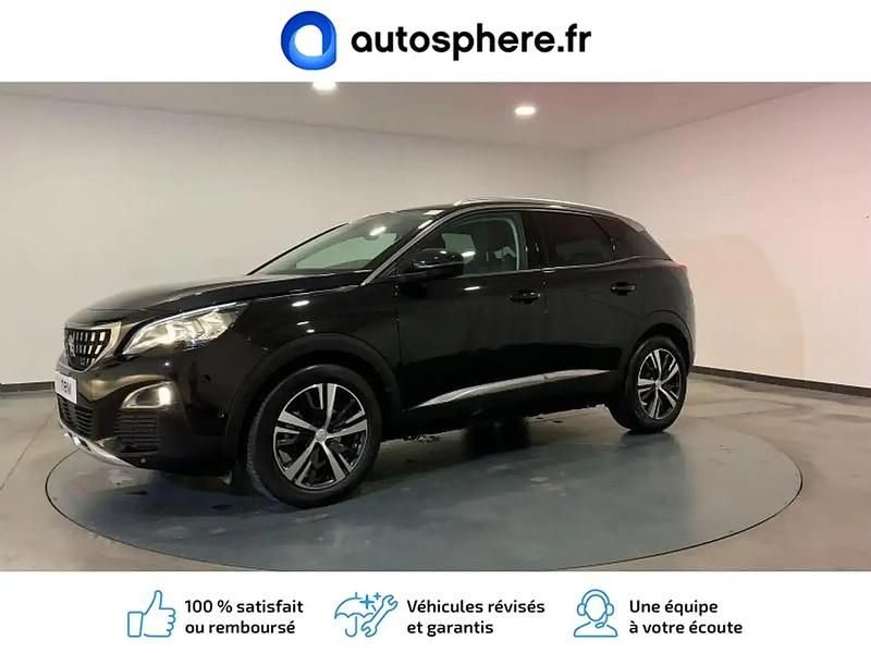 Noir perla nera (m) Utilisé 2018 Peugeot 3008 Allure SUV | 20 999 € (Prix cher) - Image 1/4