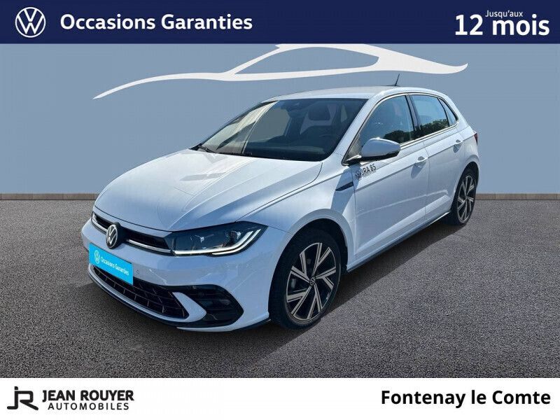 Blanc Utilisé 2022 VW Polo R-line Berline | 19 990 € (Prix juste) - Image 1/4