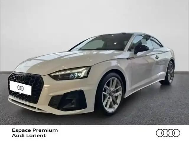 Blanc Occasion 2025 Audi A5 S-Line Coupé | 59 990 € - Image 1/4