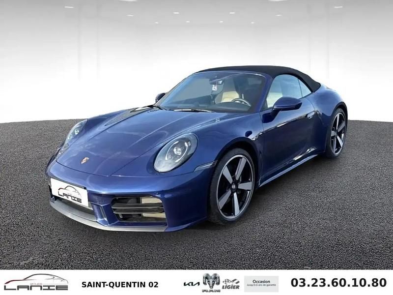 Bleu Occasion 2025 Porsche 911 Carrera Cabriolet Cabriolet | 209 590 € - Image 1/4