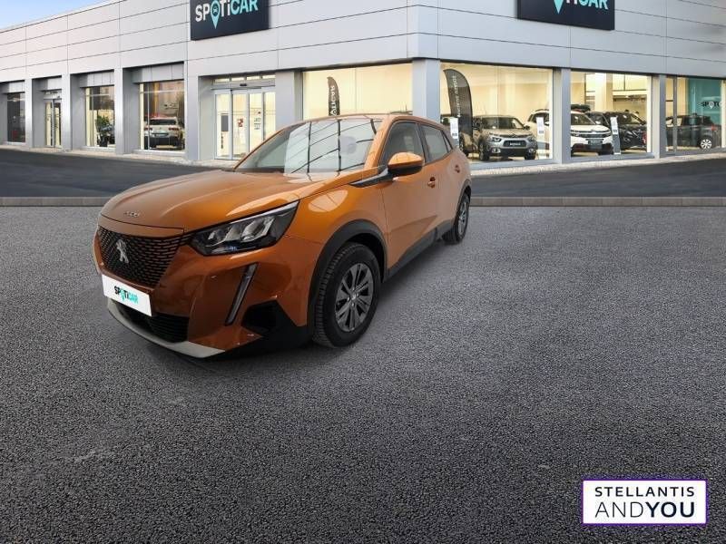 Orange Utilisé 2021 Peugeot e-2008 Active SUV | 14 990 € (Prix juste) - Image 1/3