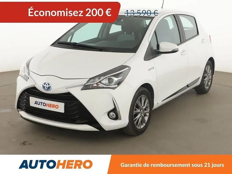 Blanc Utilisé 2018 Toyota Yaris Hybrid Citadine | 13 390 € (Bon prix) - Image 1/2