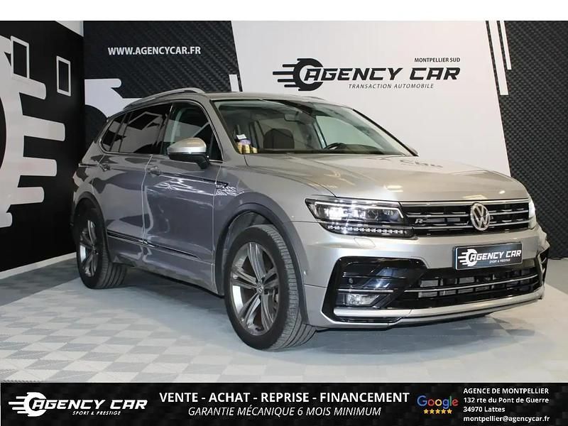 Gris Occasion 2019 VW Tiguan Allspace R-line SUV | 24 999 € (Bon prix) - Image 1/4