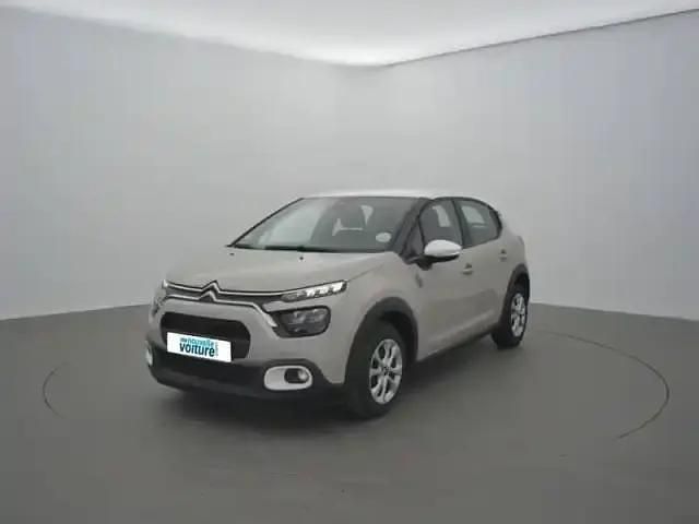 Beige metal Occasion 2022 Citroën C3 PureTech Berline | 9 790 € (Bon prix) - Image 1/4