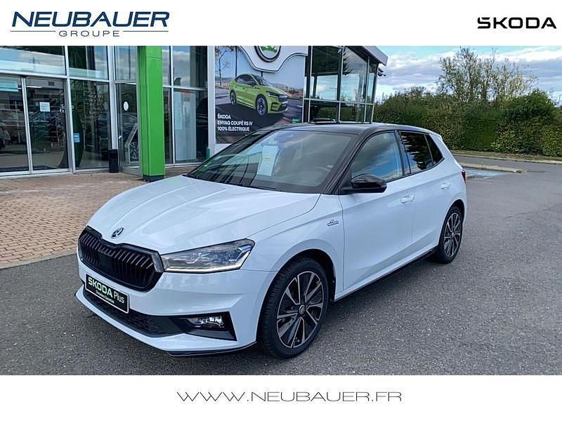Blanc Utilisé 2022 Skoda Fabia Monte Carlo Citadine | 16 990 € (Prix assez cher) - Image 1/4