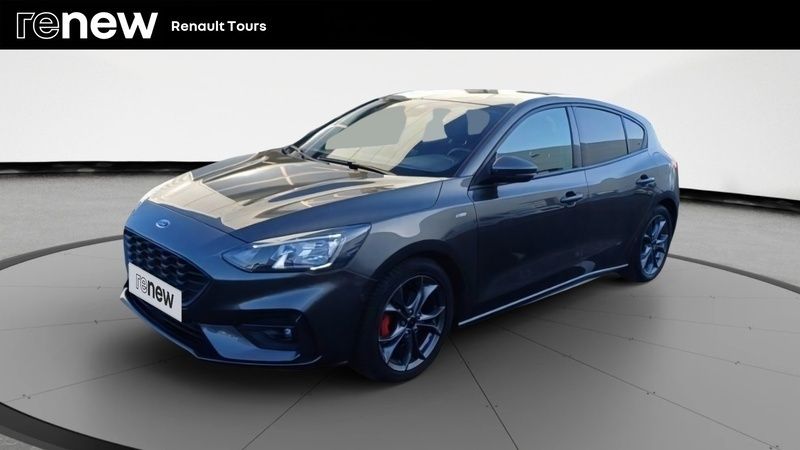Gris Utilisé 2021 Ford Focus ST-Line X Berline | 17 999 € (Prix juste) - Image 1/4