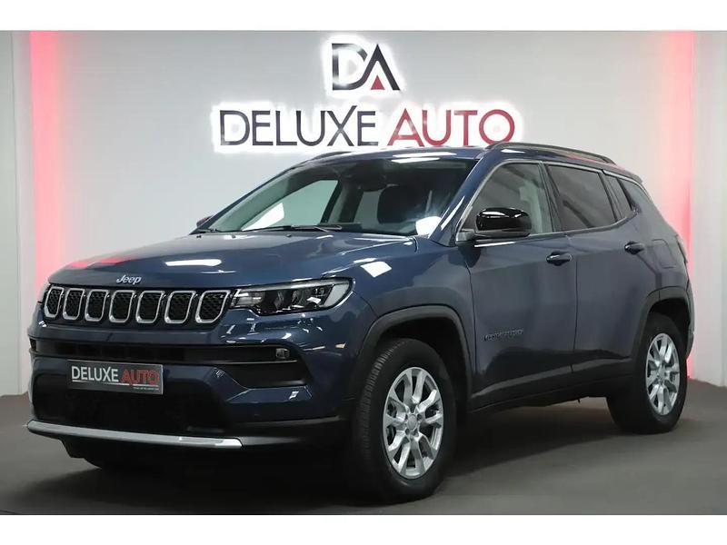Bleu Utilisé 2021 Jeep Compass Limited SUV | 22 990 € (Prix juste) - Image 1/4