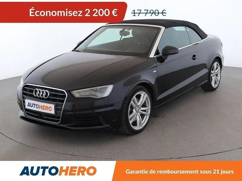 Noir Occasion 2014 Audi A3 Cabriolet Sport Cabriolet | 15 590 € - Image 1/2