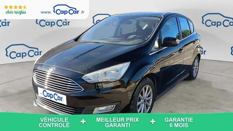 Noir Utilisé 2017 Ford C-MAX Titanium Monospace | 9 499 € (Prix juste) - Image 1/4