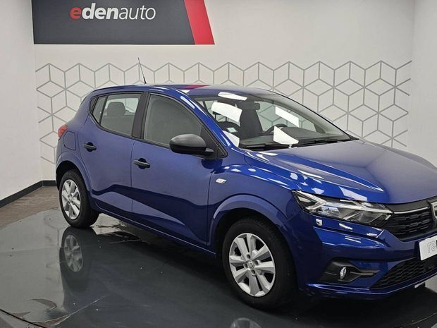 Bleu Utilisé 2021 Dacia Sandero Essentiel Citadine | 9 990 € (Prix juste) - Image 1/4