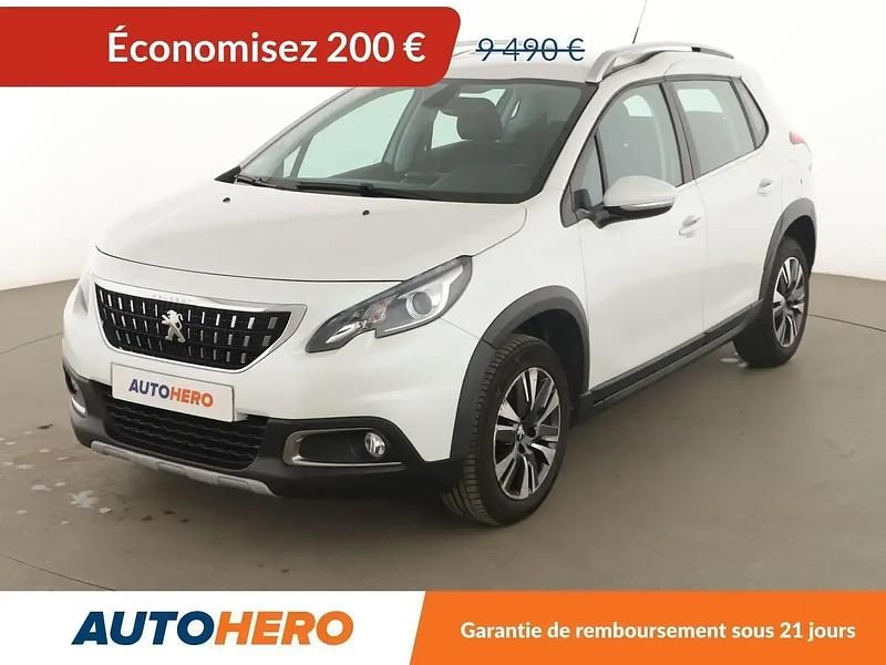 Blanc Utilisé 2017 Peugeot 2008 Allure SUV | 9 290 € (Prix juste) - Image 1/2