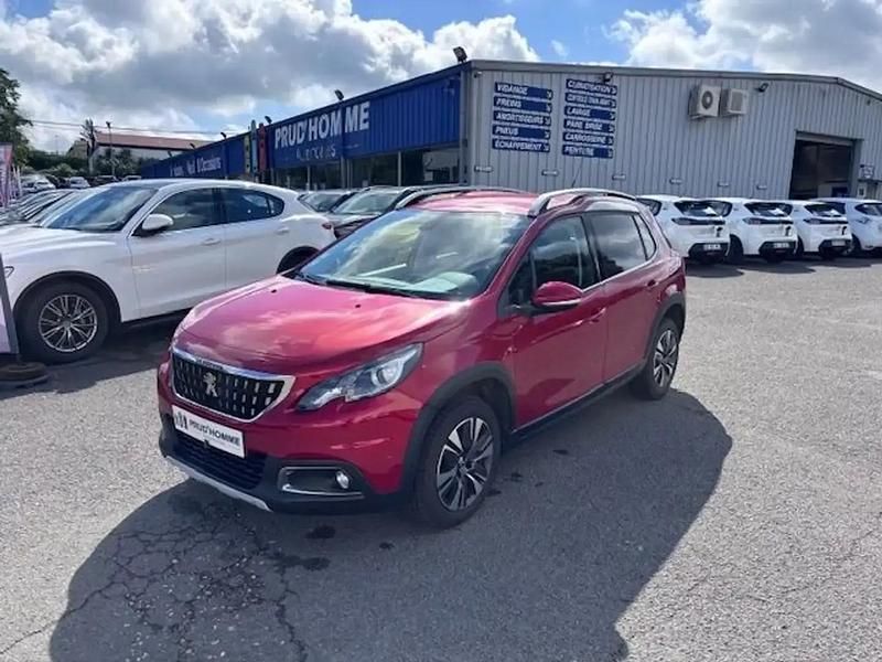 Rouge Occasion 2019 Peugeot 2008 Allure SUV | 13 990 € (Prix juste) - Image 1/4