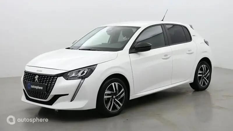 Blanc banquise (o) Utilisé 2023 Peugeot 208 Style Citadine | 13 499 € (Bon prix) - Image 1/4