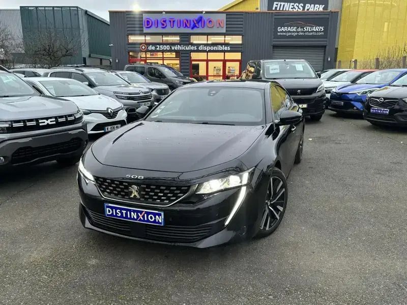 Noir Utilisé 2019 Peugeot 508 GT Berline | 18 990 € (Prix cher) - Image 1/4