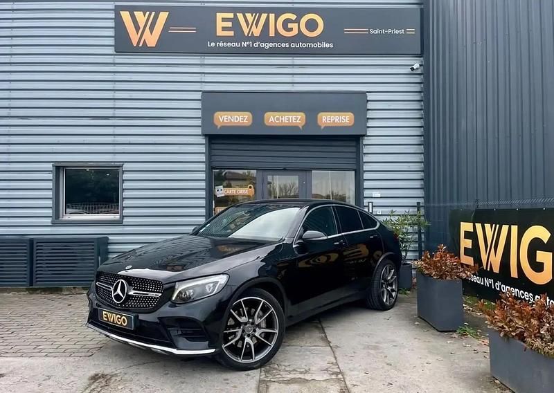 Noir Occasion 2019 Mercedes GLC220 AMG line Coupé | 35 990 € (Super prix) - Image 1/4