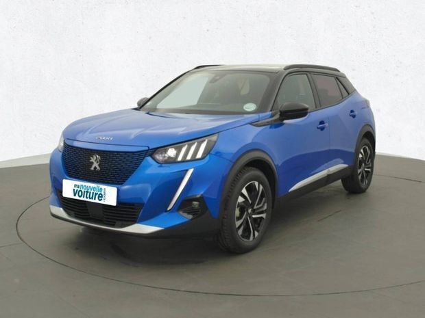 Bleu Utilisé 2020 Peugeot e-2008 GT-line SUV | 17 490 € (Prix juste) - Image 1/4