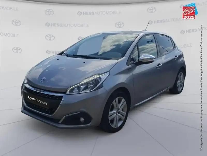 Gris Utilisé 2019 Peugeot 208 Style Citadine | 7 999 € (Bon prix) - Image 1/4