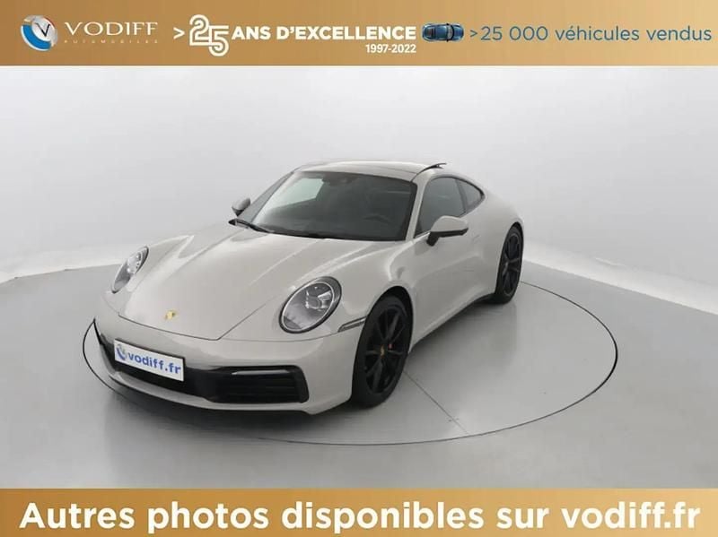 Blanc Utilisé 2020 Porsche 911 Carrera 4S Coupé | 147 950 € (Prix juste) - Image 1/4