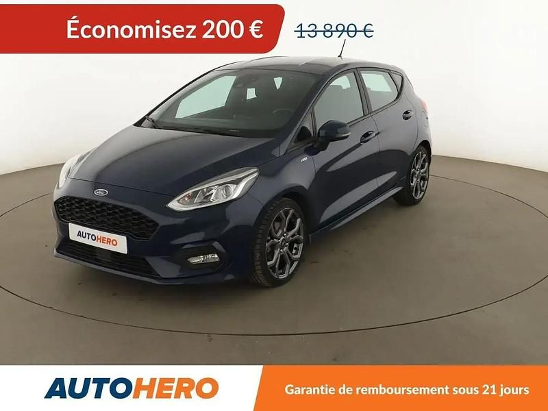 Bleu Utilisé 2018 Ford Fiesta ST-Line Citadine | 13 690 € (Prix juste) - Image 1/2